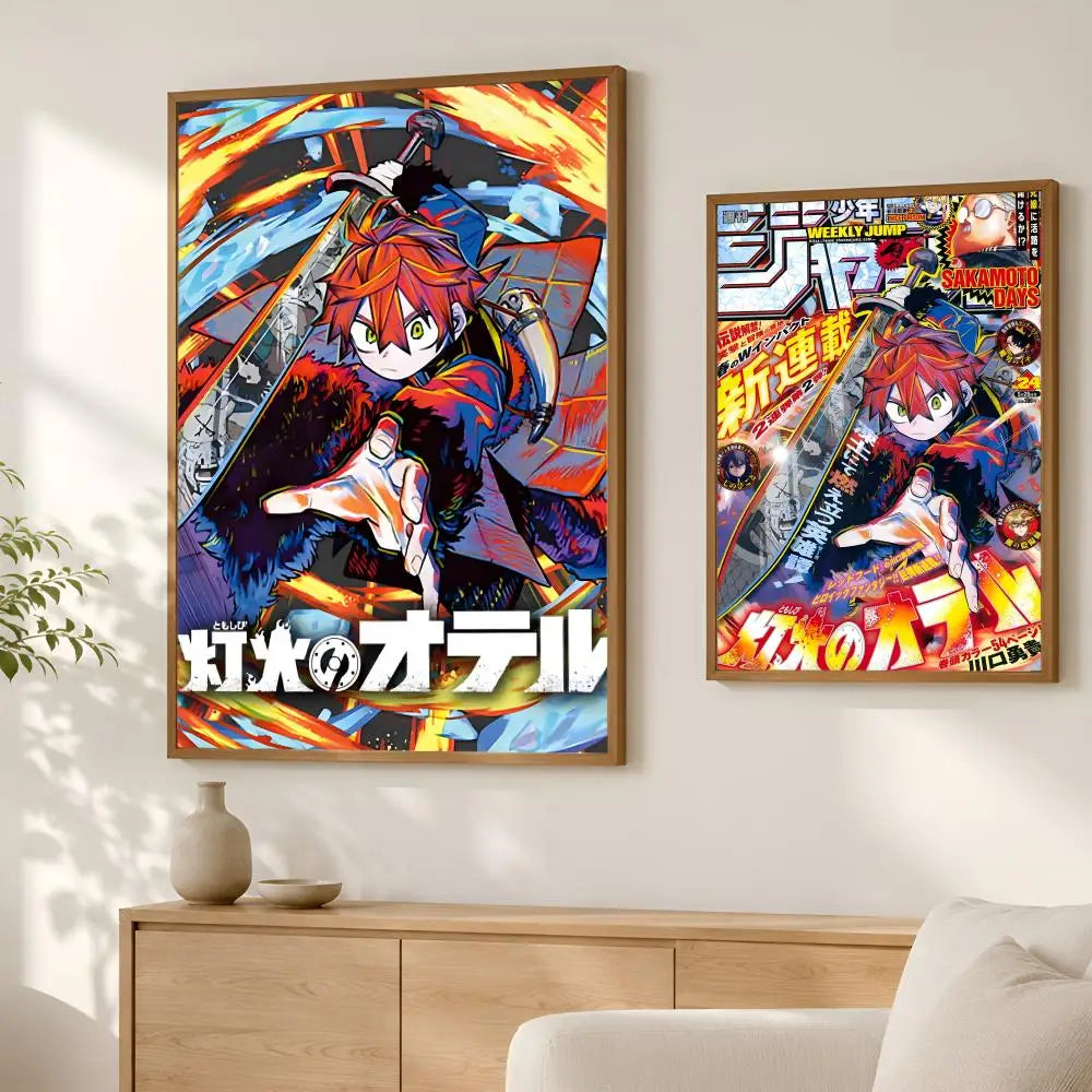 Deadman Wonderland Anime Poster – HD PVC Self-Stick Wall Art Anime Wall Poster Axl