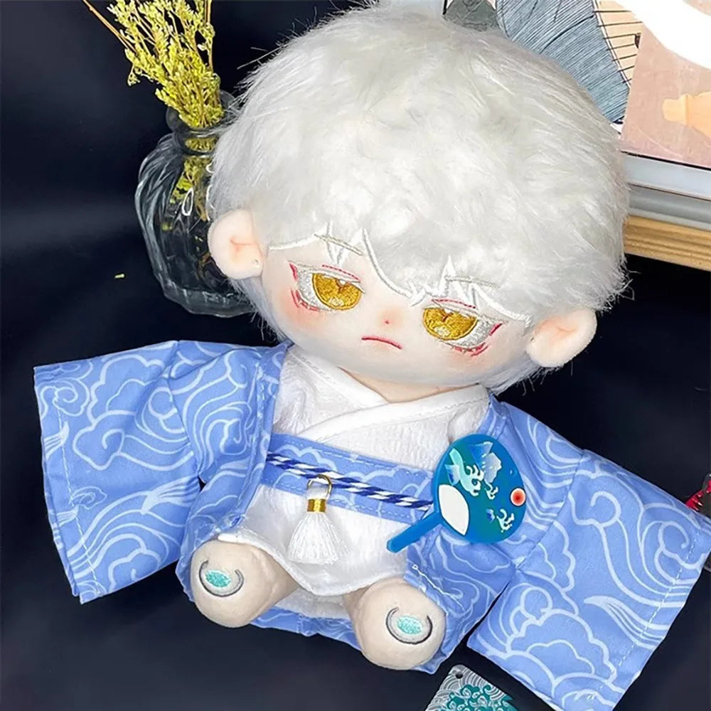 Kawaii 20cm Doll Ancient Style Robe Outfit Costume Set Doll Costume Set Axl Blue 2