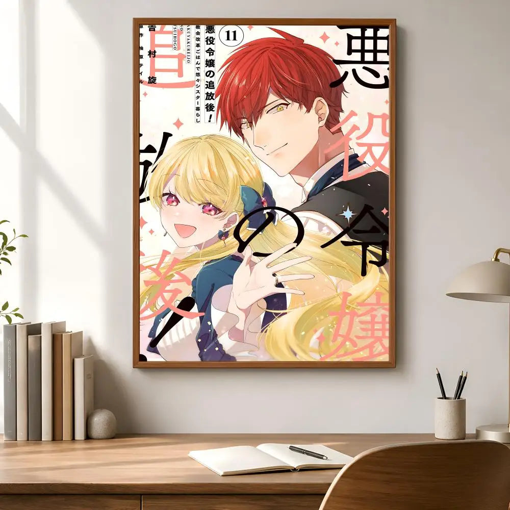 Reijou no Tsuihougo Anime Poster – Waterproof Self-Adhesive Art Anime Wall Poster Axl