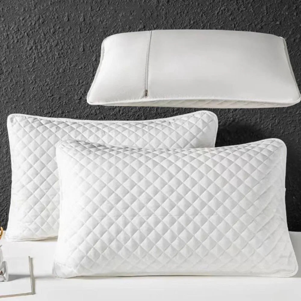 Waterproof Pillowcase Anti-Mite Pillow Protector Cover 48x74cm Pillow Protector Cover Axl White-With Zipper