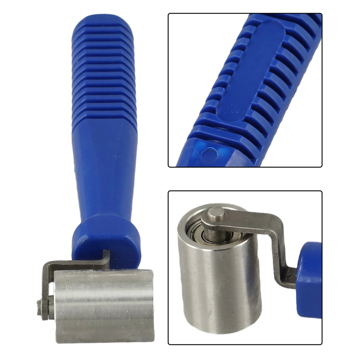 Wallpaper Seam Roller – 18cm Anti-Slip Stainless Steel Tool Wallpaper Seam Roller Axl