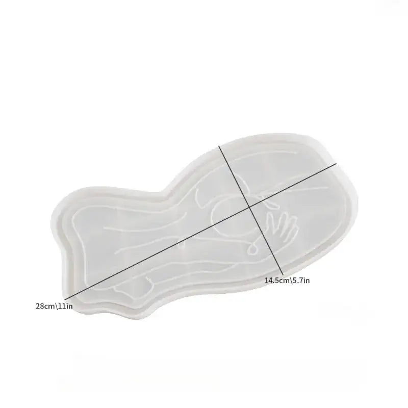 Abstract Human Body Silicone Mold – Resin & Gypsum Tray DIY Craft Silicone Mold Axl A