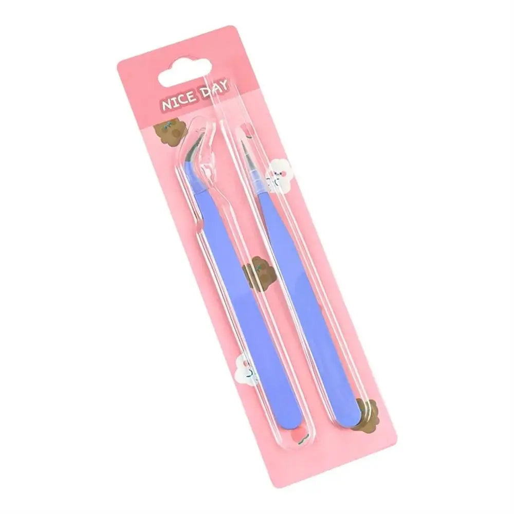 Macaroon Color Sticker Tweezers – DIY Journal Craft Tool Craft Tweezers Axl