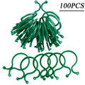 Garden Plant Support Clips for Tomato & Vine – 50/100 Pack Plant Support Clips Axl B 100pcs