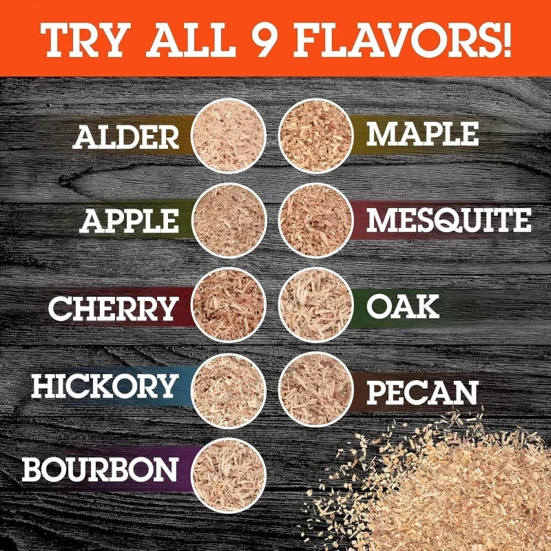 50g BBQ Smoking Wood Chips – Apple, Beech, Alder & More BBQ Smoking Wood Chips Axl