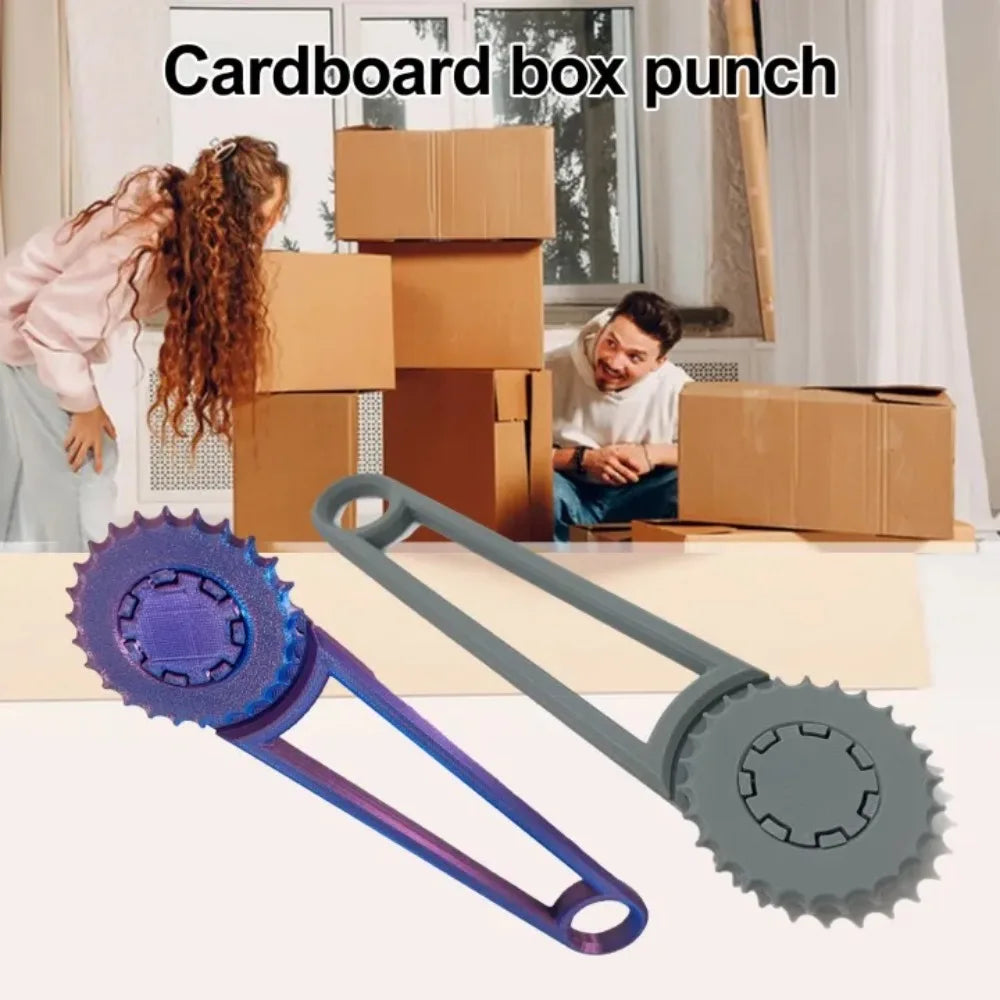 Cardboard Box Punch Tool – Handheld Box Resizer & Hole Punch Cardboard Punch Tool Axl