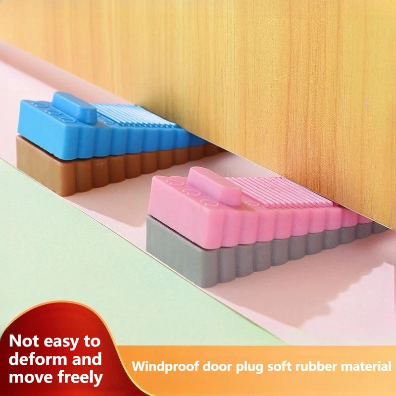 Stackable Rubber Door Stopper Wedge – Non-Slip Windproof Door Stopper Wedge Axl