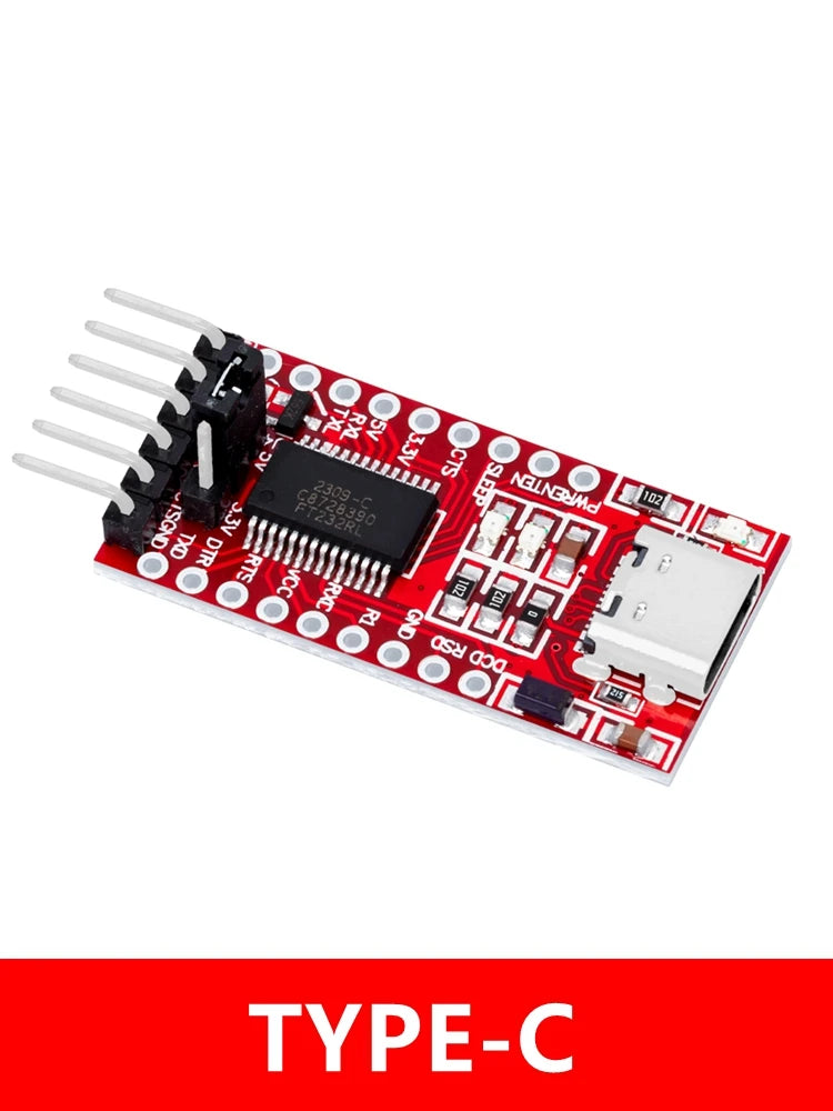 FT232RL FTDI USB to TTL Serial Adapter 3.3V 5V Arduino Module USB Serial Adapter Axl TYPE-C