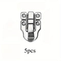 5-Pack Vintage Iron Hasp Latch Clasp – Wood Box Drawer Hardware Box Hasp Latch Axl Silvery