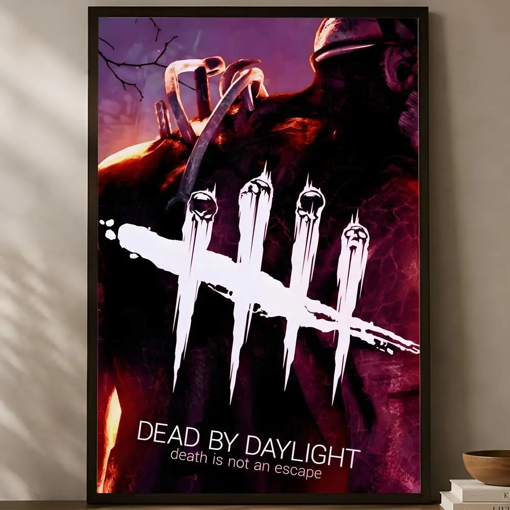 Dead by Daylight Wall Poster – Self-Stick HD Waterproof Decor Gaming Wall Poster Axl White01 40X50cmNoframe