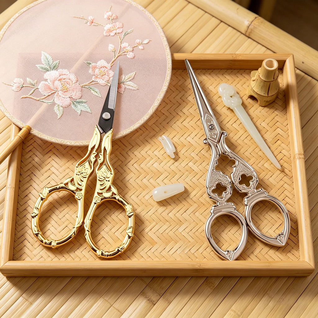 Premium Sewing Scissors – Sharp Embroidery & Fabric Craft Scissors Sewing Scissors Axl Scissors-2PCS