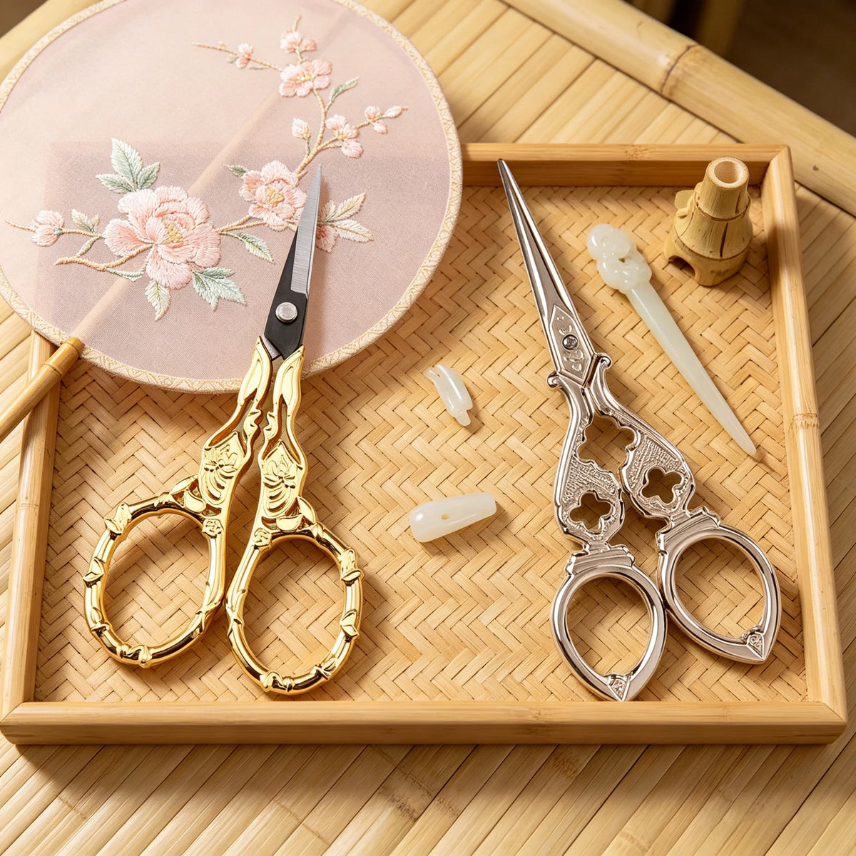 Premium Sewing Scissors – Sharp Embroidery & Fabric Craft Scissors Sewing Scissors Axl Scissors-2PCS