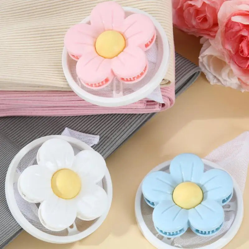 Floating Lint Collector – Flower Hair Filter for Washing Machine Laundry Lint Filter Axl