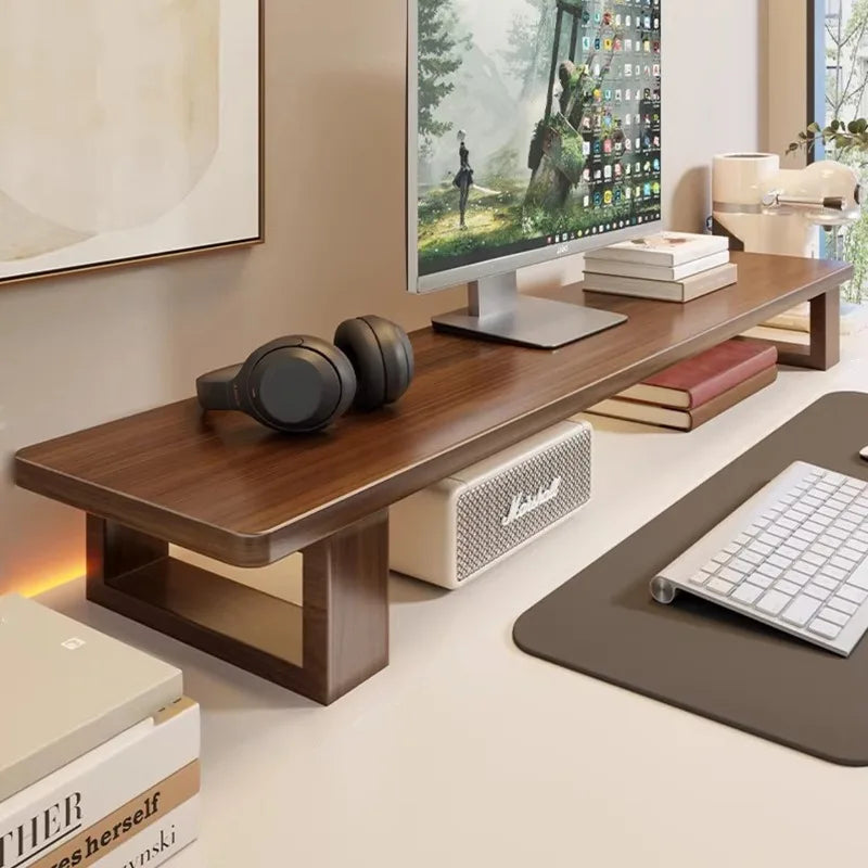 Monitor Stand with Storage – Desktop Riser for Screen & Keyboard Monitor Stand Riser Axl