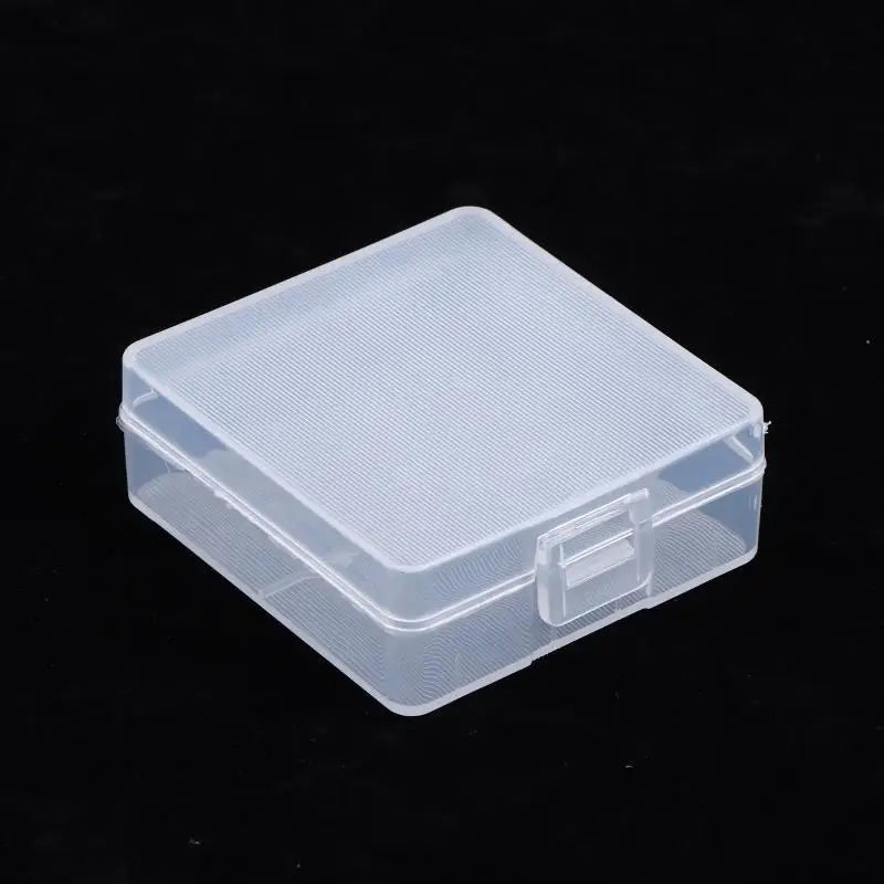 9V Battery Storage Case Set of 5 – Transparent Plastic Holder Battery Storage Case Axl
