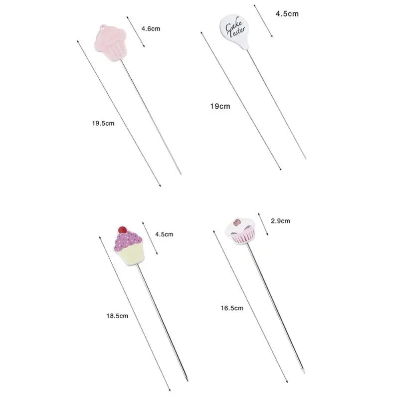 Stainless Steel Cake Tester Needle with Heat-Safe Handle Cake Tester Needle Axl