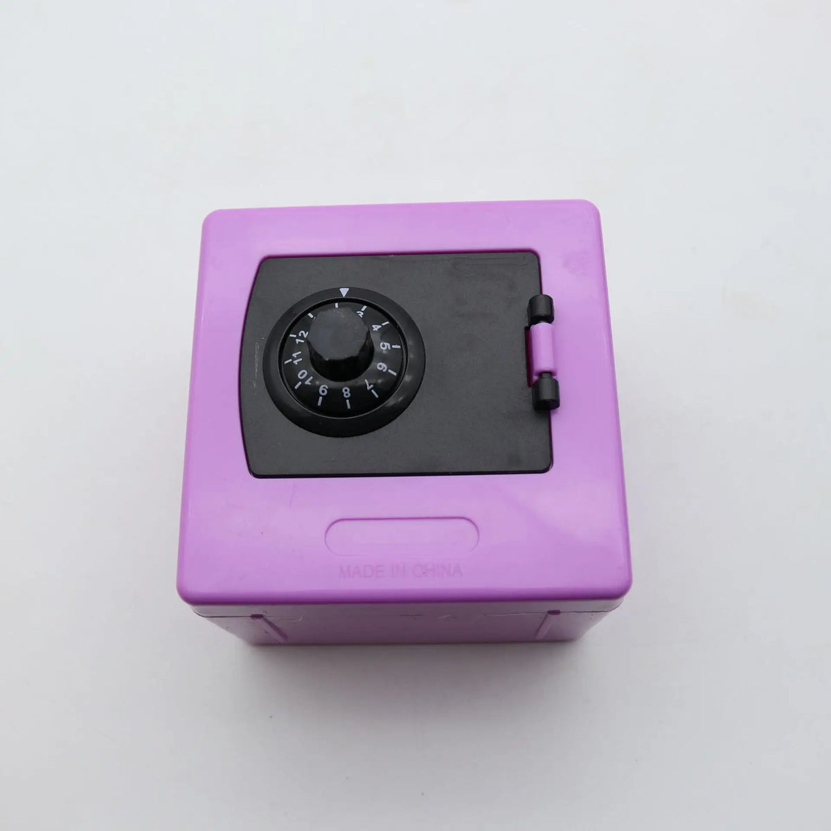 Small Metal Cash Box Key Lock & Handle – Kids Money Organizer Lockable Cash Box Axl Plastic-Purple