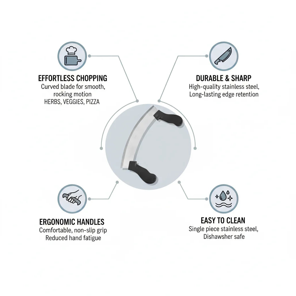 Stainless Steel Pizza Cutter – Professional Kitchen Baking Tool Pizza Cutter Axl