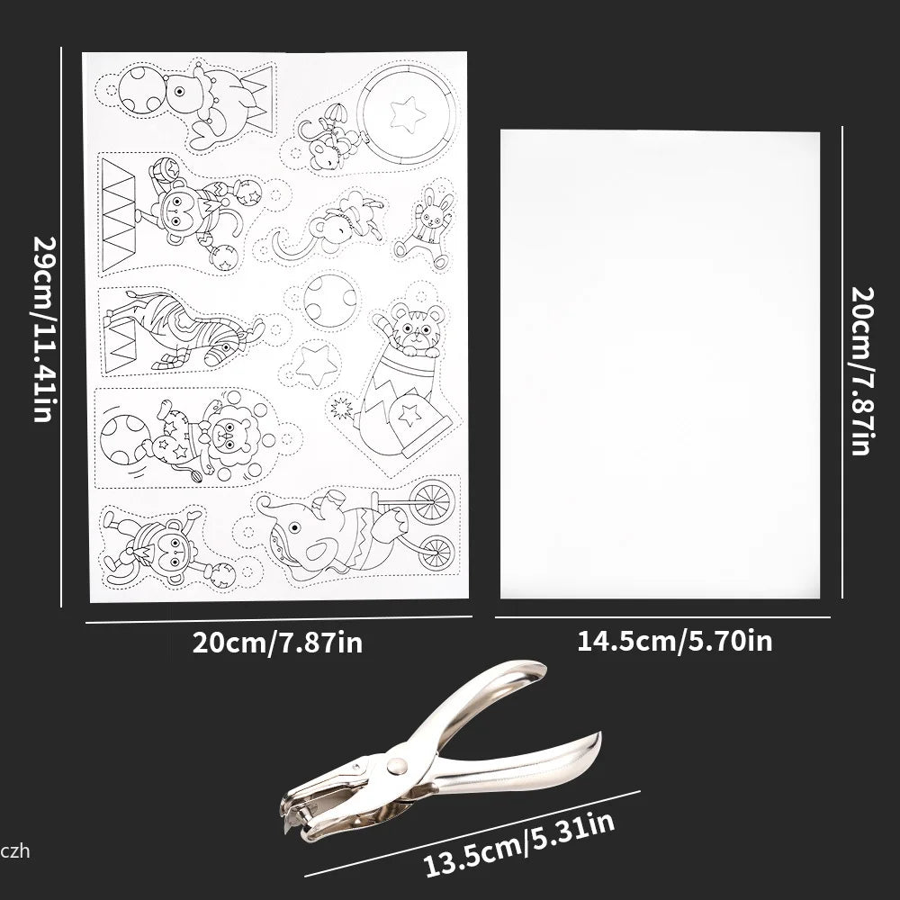Heat Shrink Plastic Sheets – DIY Shrinky Art Film Craft Kit Shrink Art Craft Kit Axl