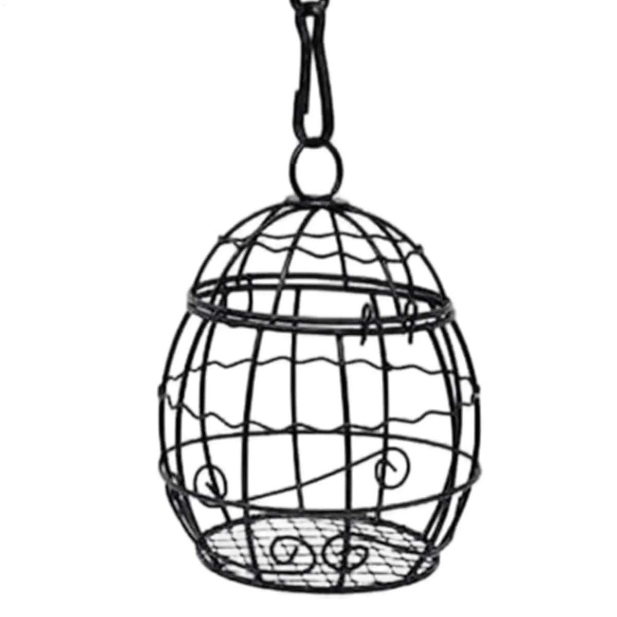 Metal Hanging Suet Ball Bird Feeder with Hook – Garden & Yard Suet Ball Bird Feeder Axl