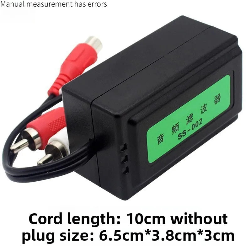Car Audio Ground Loop Isolator – 3.5mm & RCA Noise Filter Audio Noise Filter Axl