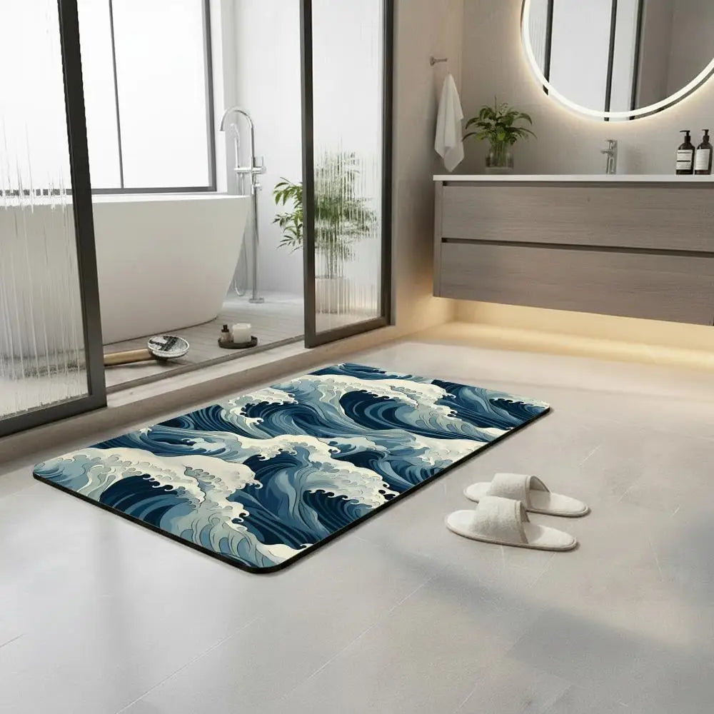Diatomite Bath Mat – Quick Dry, Non-Slip & Absorbent Diatomite Bath Mat Axl