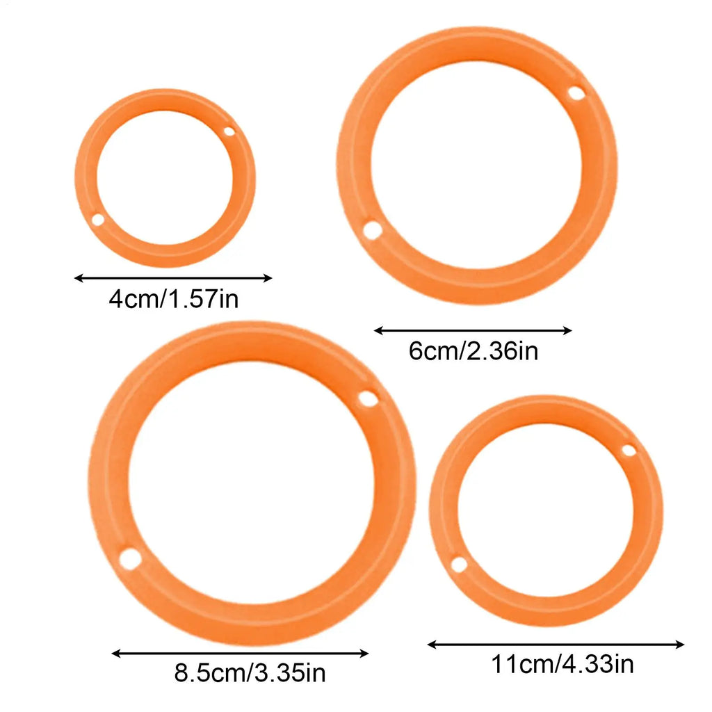 4-Piece Dart Practice Aiming Rings – Target Training Aid Set Dart Training Rings Axl