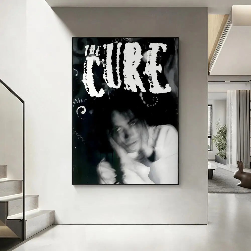 The C-Cure Band HD Art Poster – Waterproof Sticky Wall Decor Wall Art Poster Axl White1 21X30cmNoframe