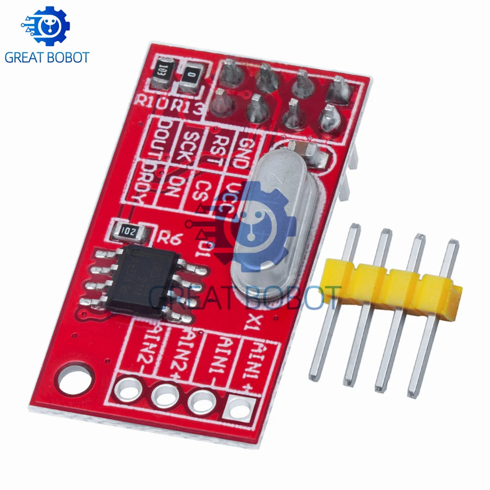 AD7705 Dual 16-Bit ADC Data Acquisition Module | SPI Interface ADC Module Axl