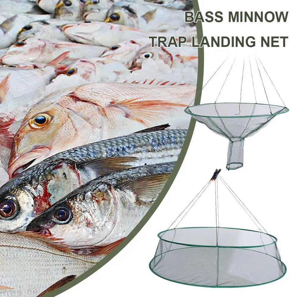 Retractable Drop Net – Crayfish, Shrimp & Crab Fishing Trap Drop Fishing Net Axl