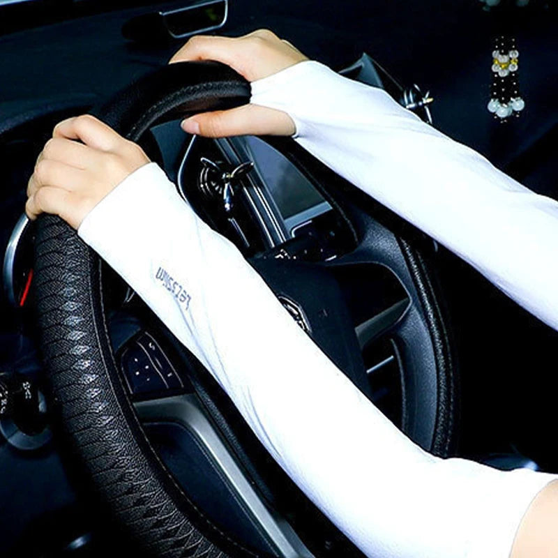 UV Sun Protection Arm Sleeves – Unisex Summer Sports Cover Sports Arm Sleeves Axl