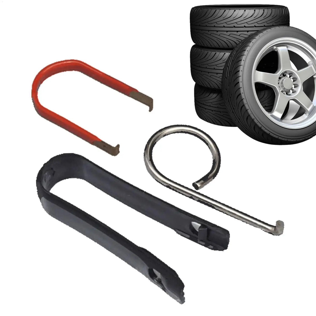 Car Wheel Nut Cover Removal Tool – 3-Piece Hub Puller Set Wheel Cover Remover Axl