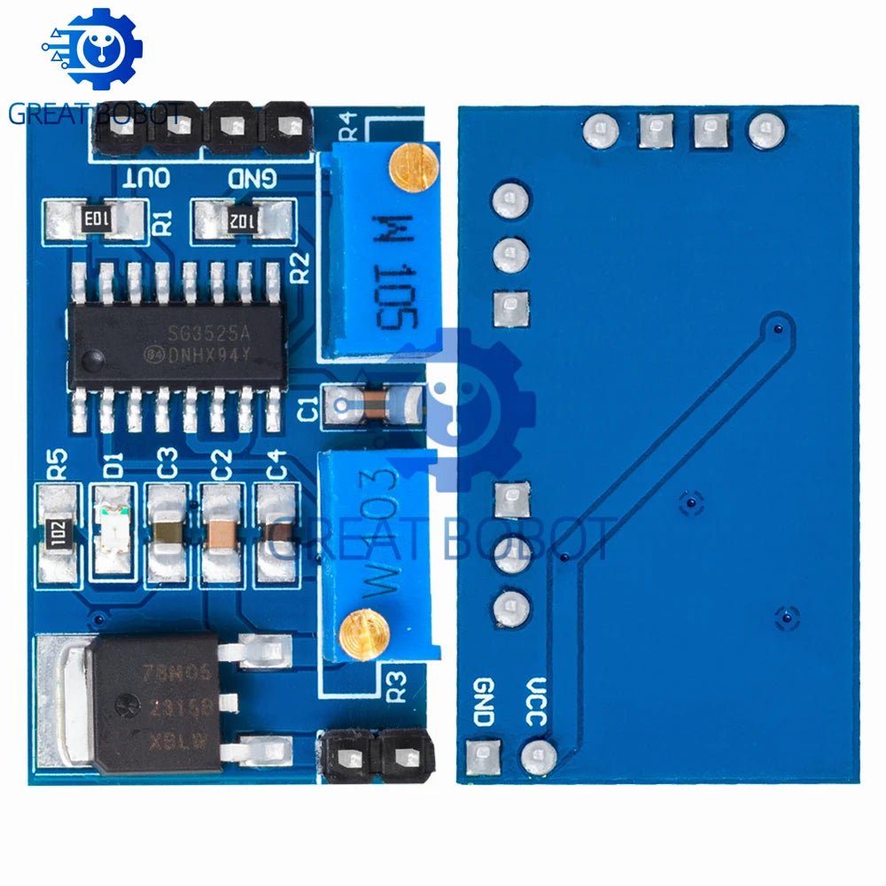 SG3525 PWM Controller Module DC 5V/12V 100Hz–100KHz DIY PWM Controller Module Axl