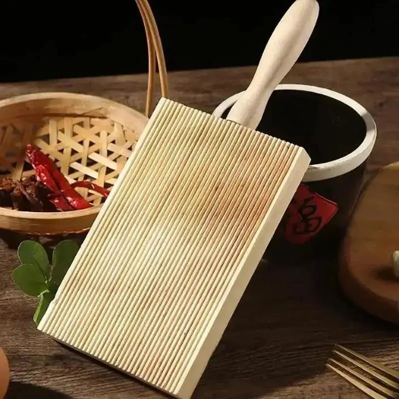 Wooden Garganelli Board – Pasta, Gnocchi & Macaroni Maker Pasta Making Board Axl