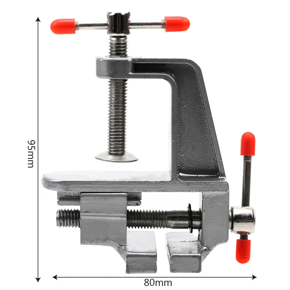 NICEYARD Toggle Clamp Table Vise 30mm | Workbench Fixture Toggle Clamp Vise Axl Silver