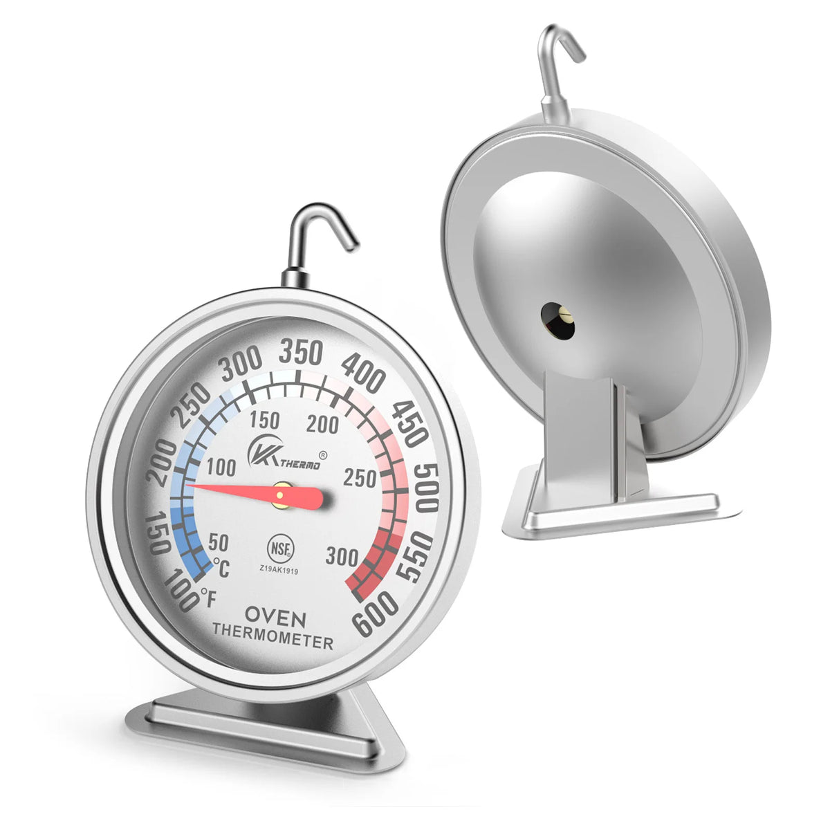 Stainless Steel Oven Thermometer – 2.75" Dial BBQ & Baking Oven Thermometer Axl