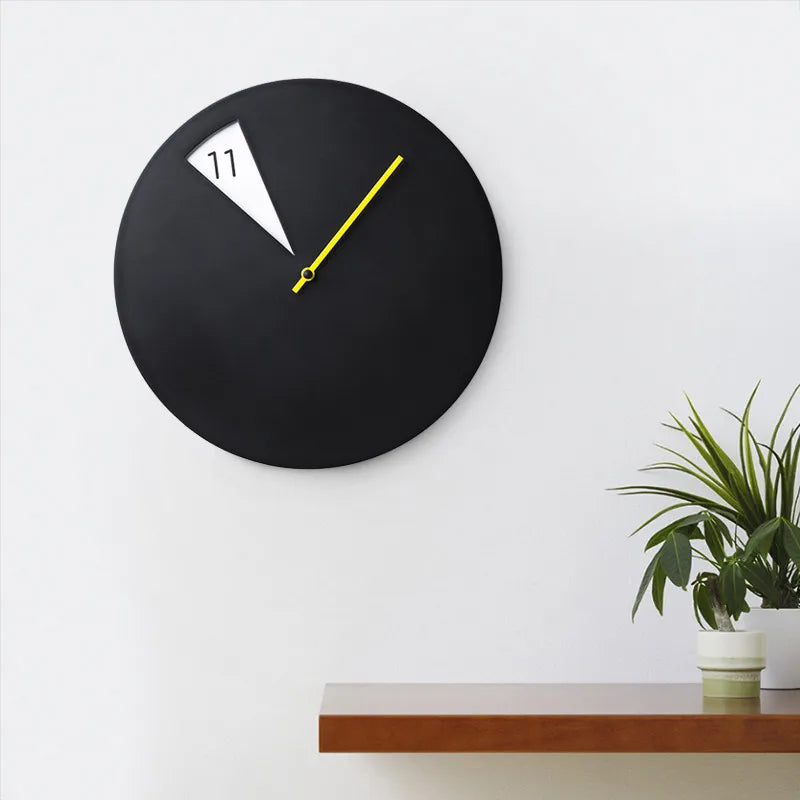 Nordic Silent Wall Clock – 12" Minimalist Modern Home Decor Silent Wall Clock Axl