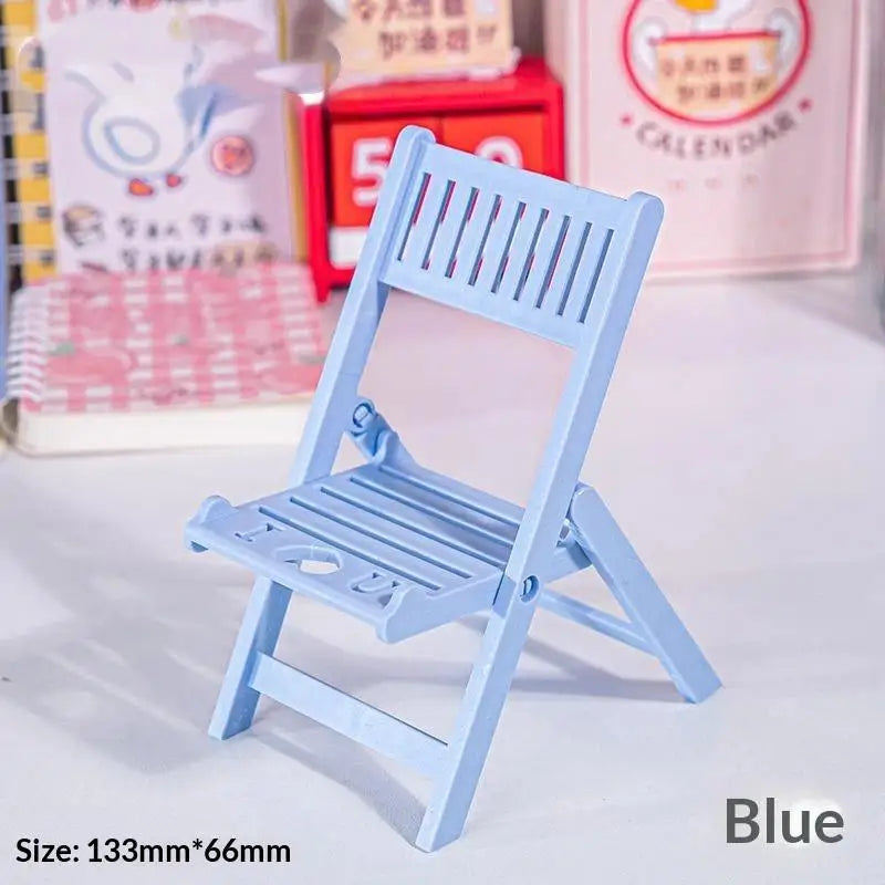Mini Beach Chair Phone Stand – Foldable Desktop Tablet Holder Phone Stand Axl A6