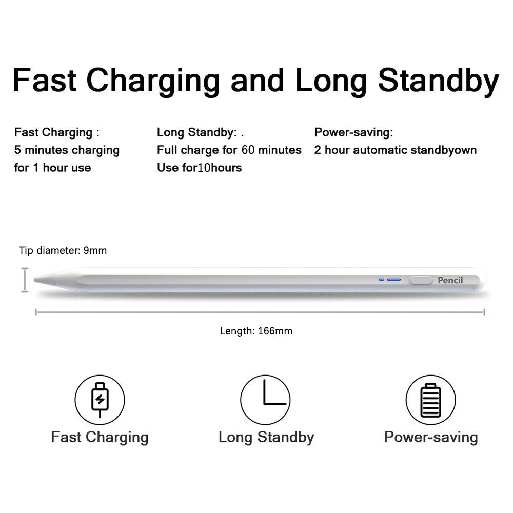 ECUSIN BP16 Universal Stylus Pen for iPad, Tablet & Android Stylus Pen Axl