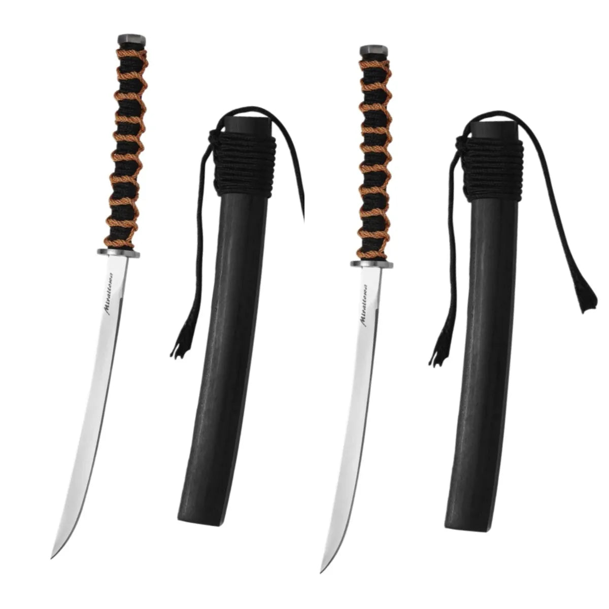 Autumn Leaves Paring Knife Set – Sharp 7CR Steel Fruit Knife Paring Knife Set Axl 2pcs A