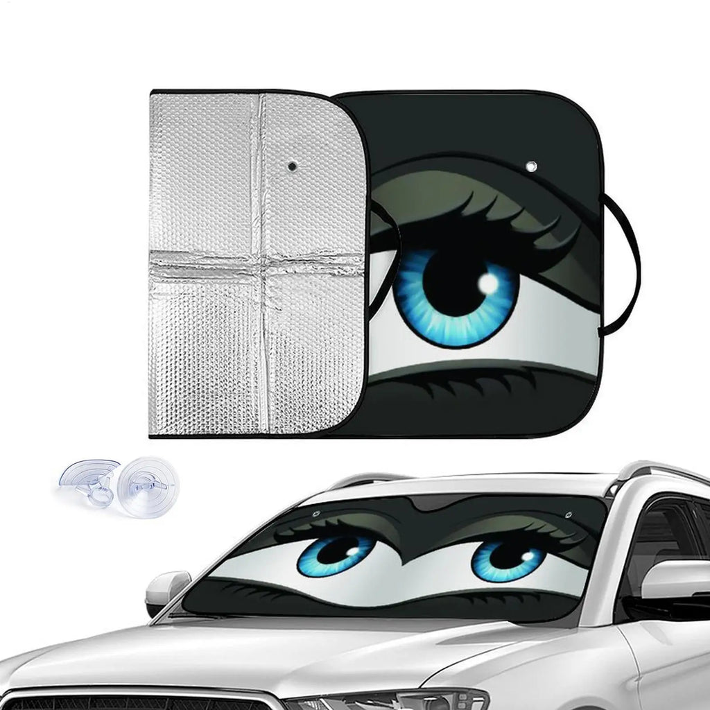 Foldable Car Windshield Sunshade – Aluminum Foil Sun Blocker Car Windshield Sunshade Axl