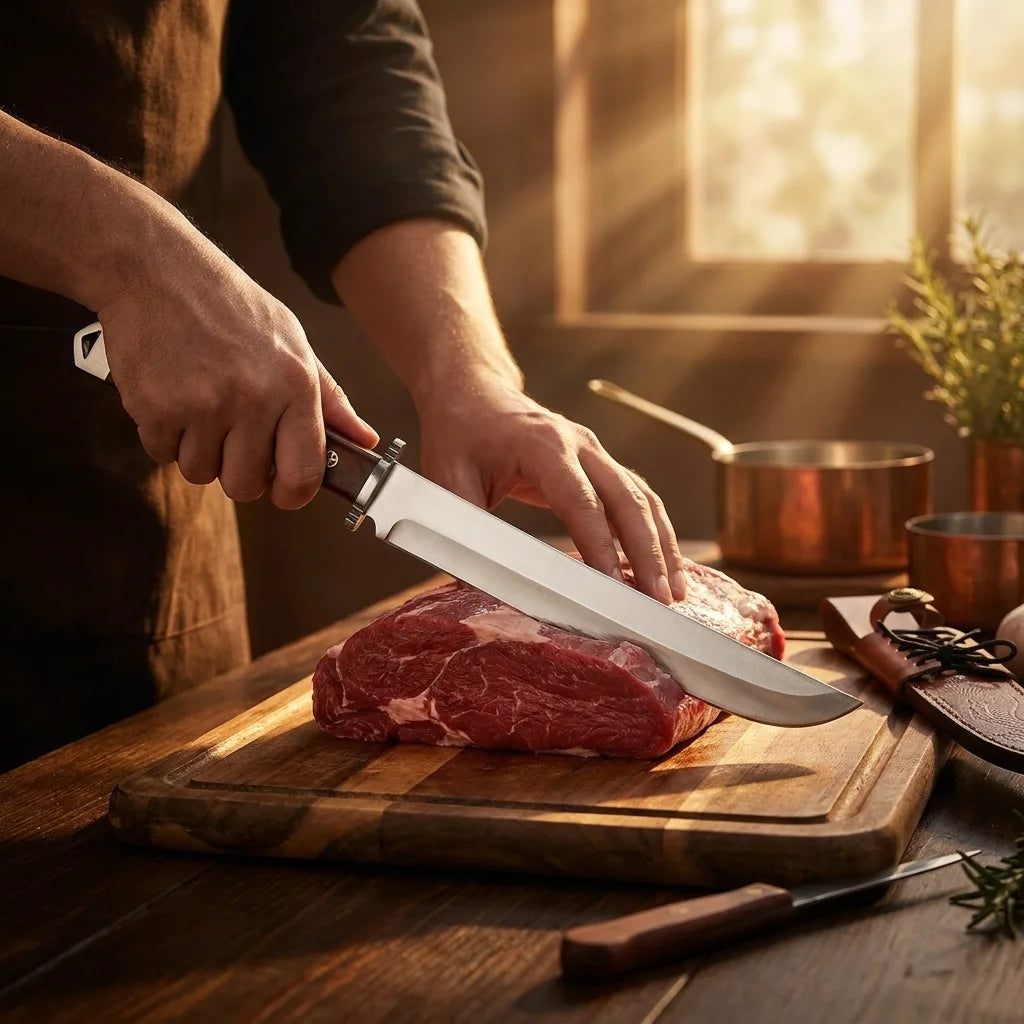 Japanese Chef's Knife – Sharp Stainless Steel & Wood Handle Chef's Kitchen Knife Axl