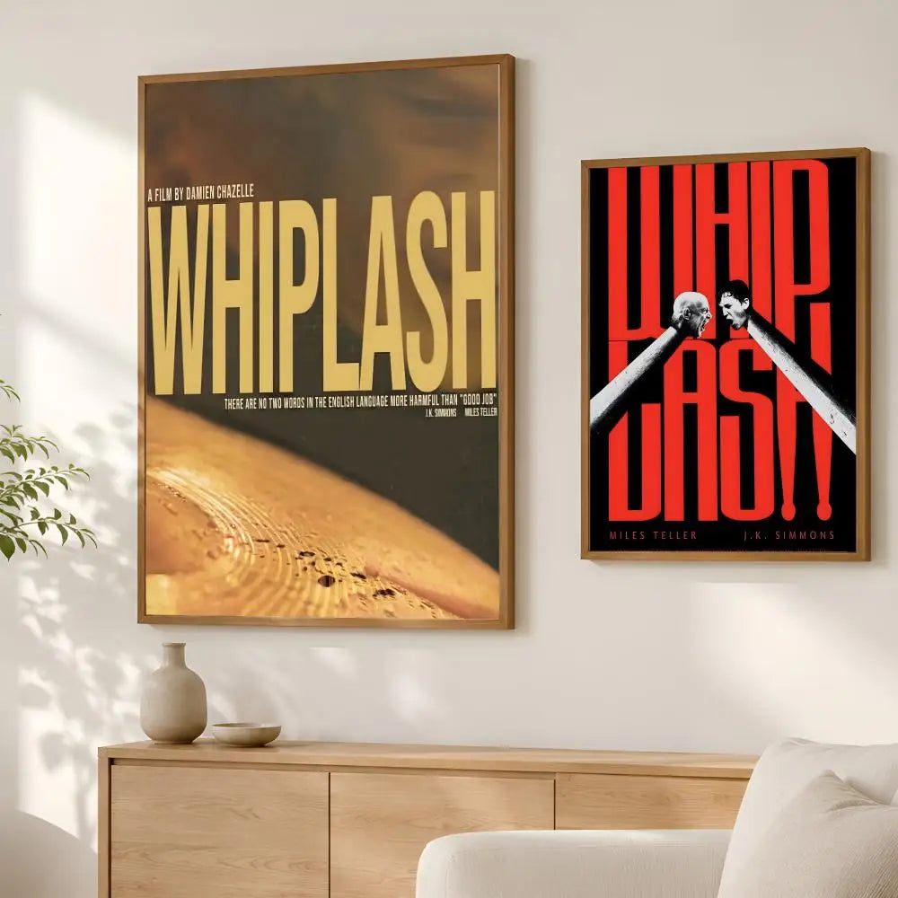 Whiplash Movie Poster – Self-Stick HD PVC Waterproof Wall Art Movie Wall Poster Axl