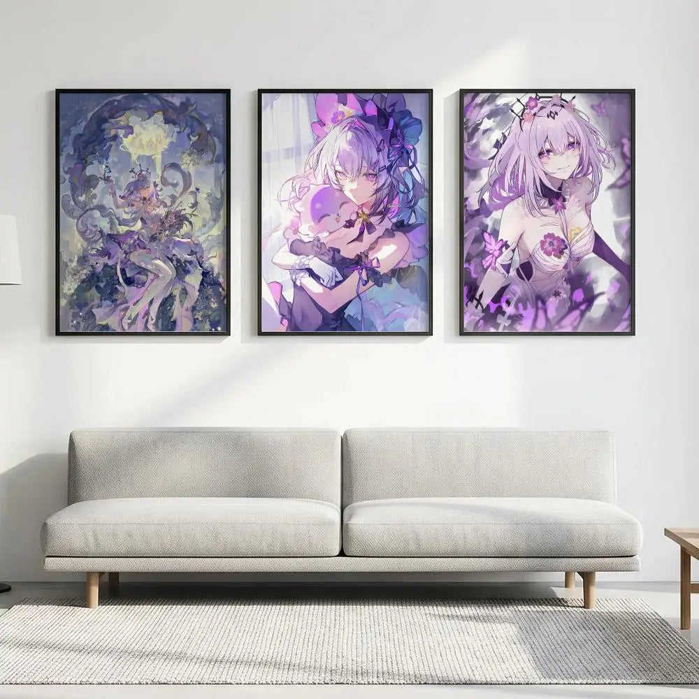 Castorice Anime Art Poster – HD Waterproof Wall Decor Anime Wall Poster Axl