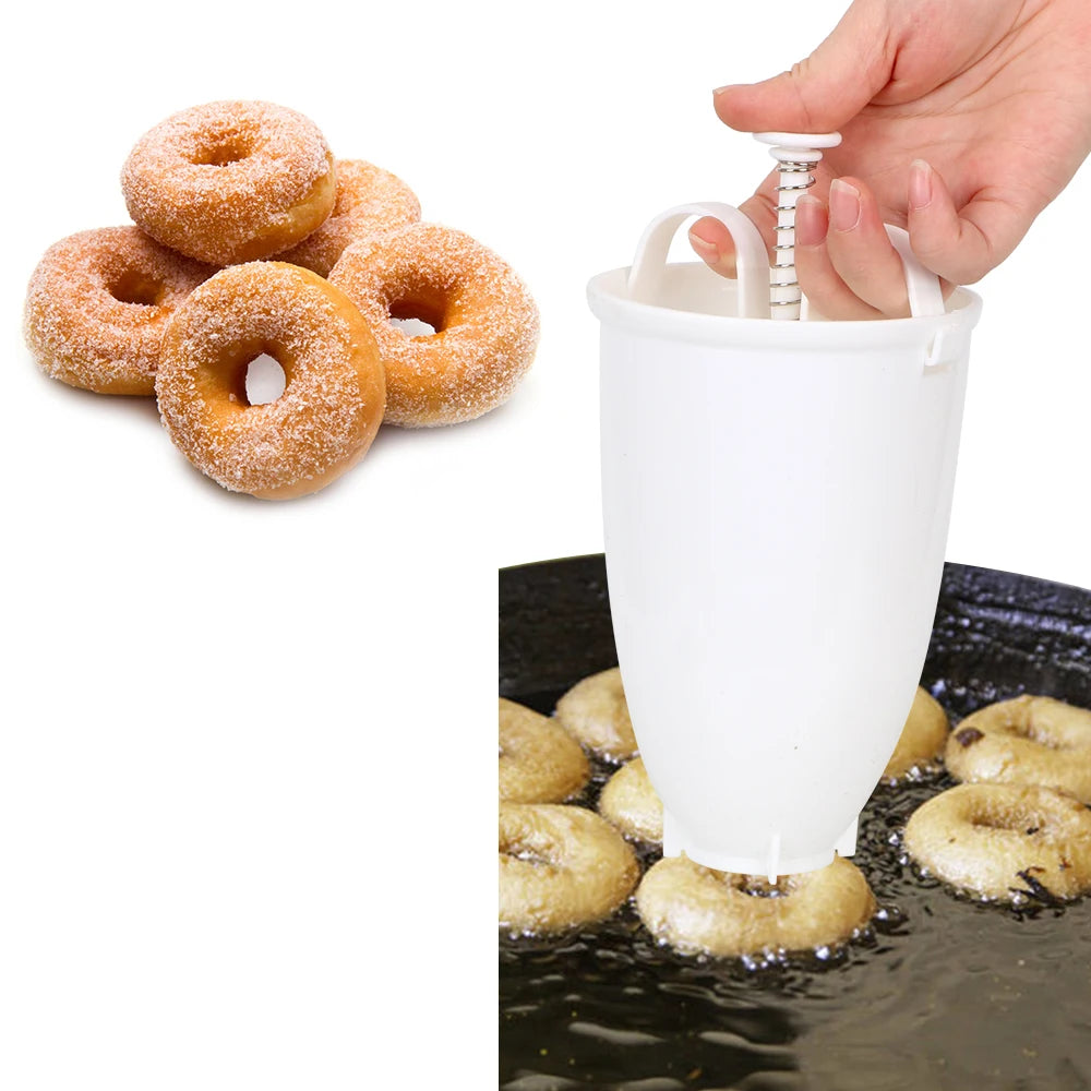 Manual Donut Maker & Batter Dispenser – Portable Doughnut Mould Donut Batter Dispenser Axl