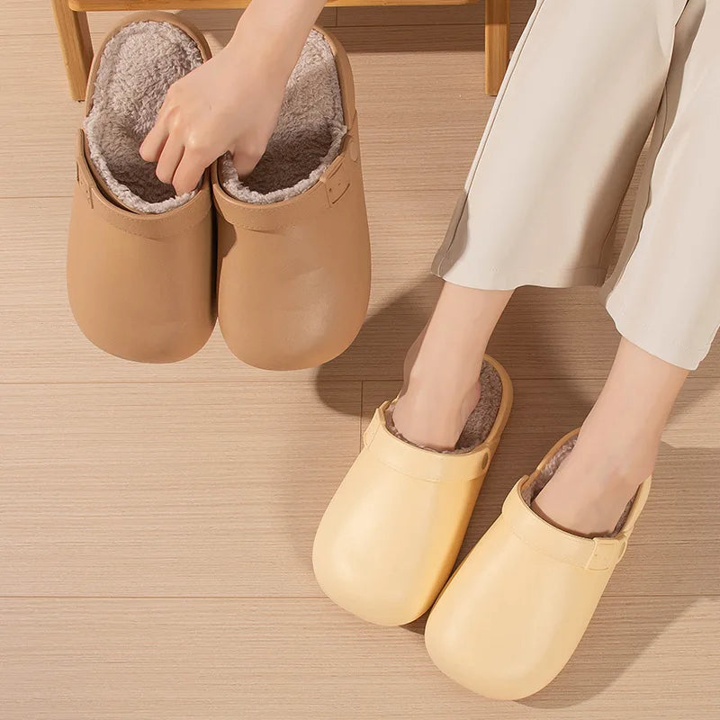 Women's Non-Slip Suede Indoor Slippers – Cozy & Lightweight Indoor Slippers Axl