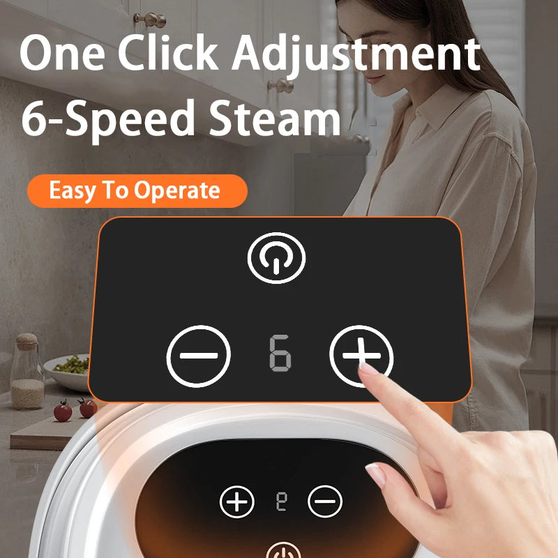 BALASHOV Handheld Steam Cleaner – 1.5L, 6-Speed, Home & Car Handheld Steam Cleaner Axl