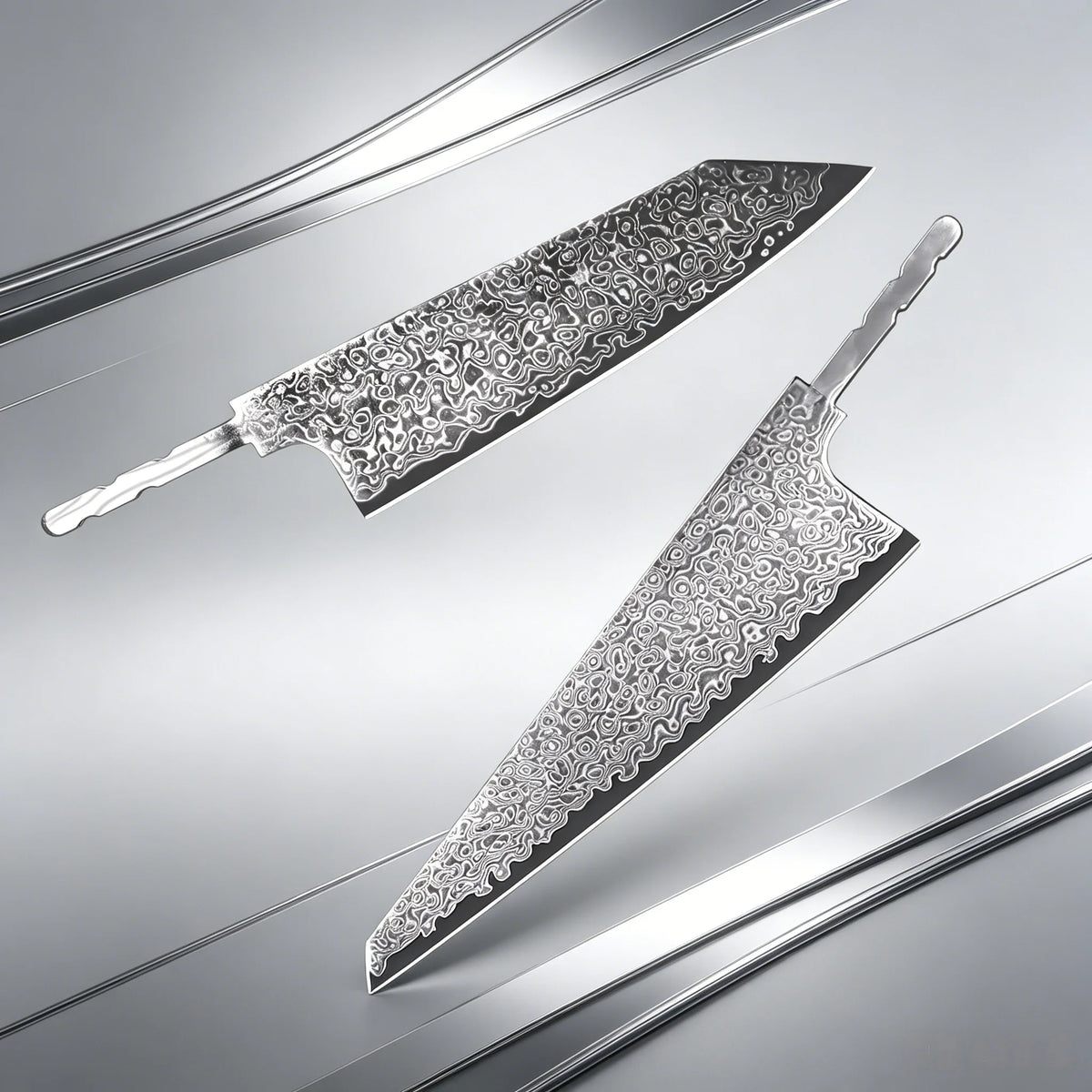 Hand Forged Damascus Steel Cleaver Blade Blank – Ultra Sharp Cleaver Blade Blank Axl