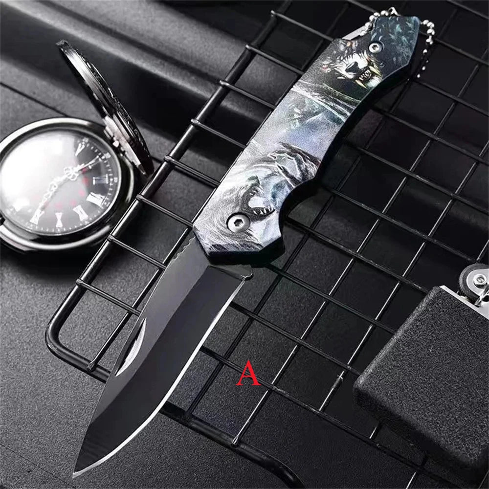 Folding Paring Knife – Stainless Steel Pocket Utility Knife Folding Pocket Knife Axl Knife-Eagle-A