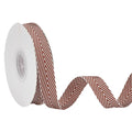 Red Herringbone Polyester Ribbon 3/8" x 9.84 Yds – Craft & DIY Craft Ribbon Axl AECH04-17856